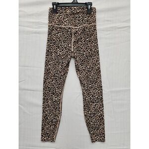 All in Motion Girls Leopard Everyday Soft Ultra High Rise 7/8 Leggings Small S